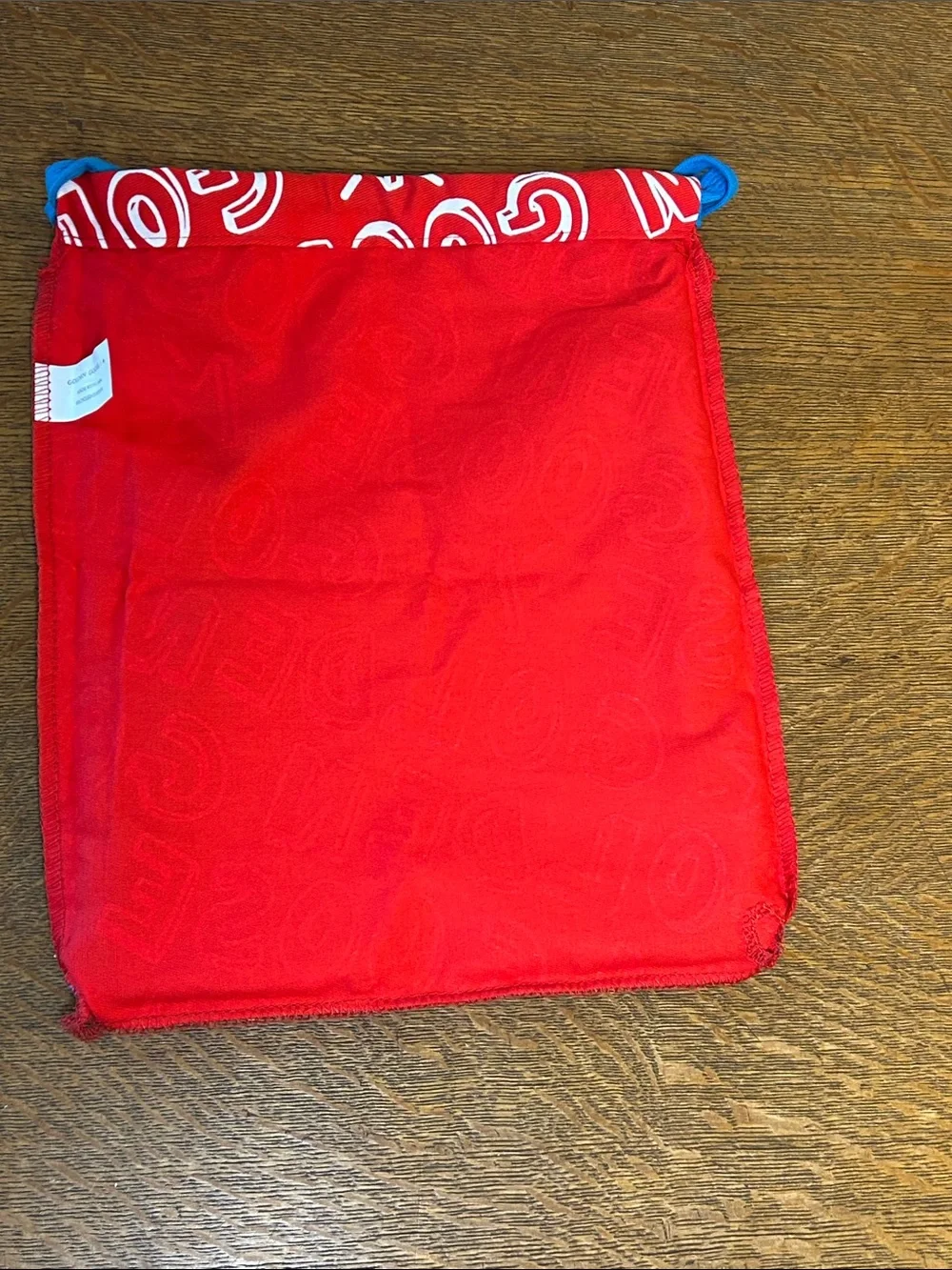 Golden Goose Red White Blue Baby Shoe Dust Bag Drawstring Backpack Bag